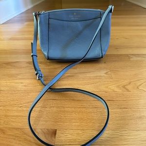 Kate Spade Light Blue Leather Monica Crossbody